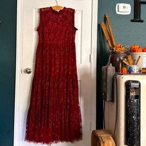 Sundance Catalog Lace Dress Maxi Large